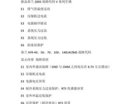 春兰空调故障代码88的原因及维修方法（解读春兰空调故障代码88）