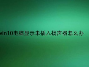 电脑扬声器无声的处理方法（快速解决电脑扬声器打开但无声音的问题）