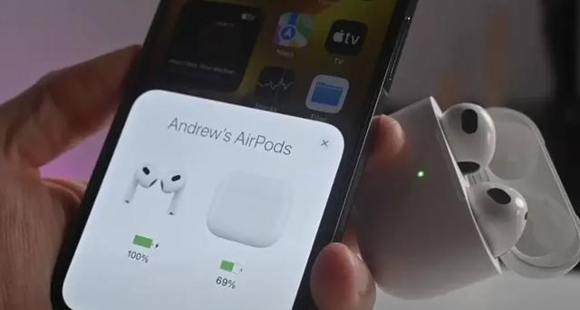 AirPods电量的准确显示方式及解读（揭秘AirPods电量显示的秘密）  第1张