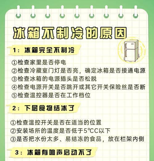 容声冰箱不制冷怎么解决（调整冷藏室温度的方法和注意事项）  第3张