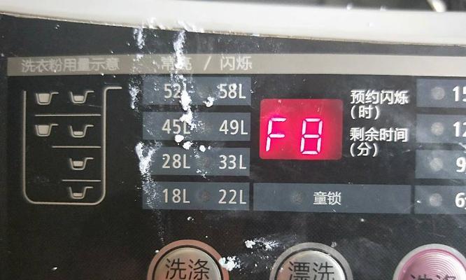 小天鹅洗衣机显示F8故障解决方法（了解F8故障意义和有效的解决方法）  第1张