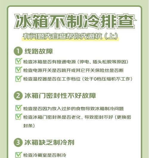 解决东芝冰箱不制冷问题的方法（掌握故障排除技巧）  第2张