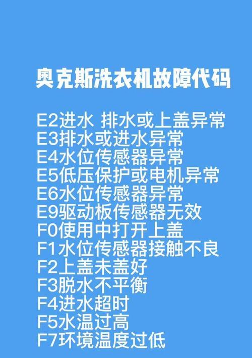 容声洗衣机故障代码E1的解决方法（洗衣机显示故障代码E1是什么意思）  第3张