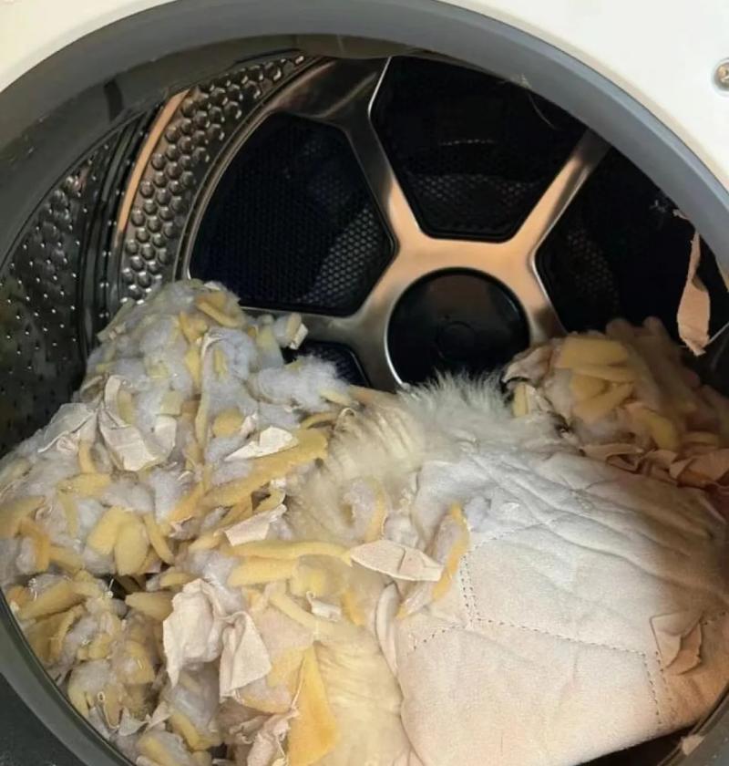 羽绒服洗衣机爆炸谣言揭秘（羽绒服洗涤小心正确操作保安全）  第1张