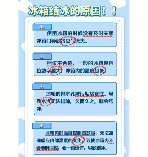 冰箱冷藏室结冰的原因是什么？如何快速解决？  第2张