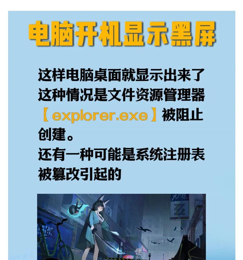 电脑开机画面黑屏是什么原因？  第2张