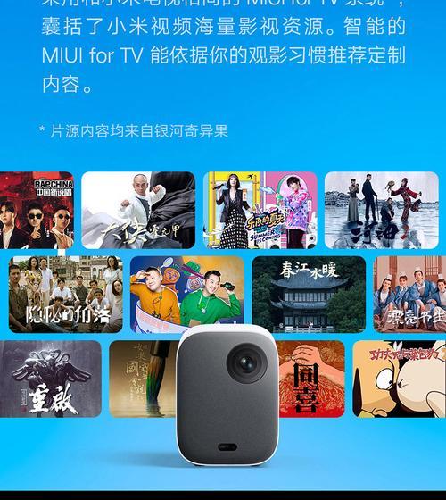 高清家庭投影仪小米怎么用？设置方法和使用技巧是什么？  第2张